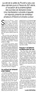 article de Corse-matin