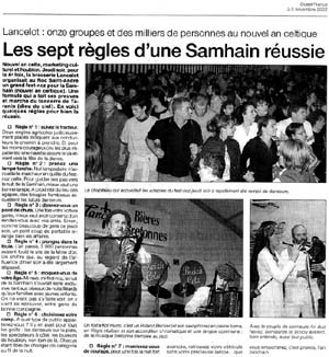 Ouest-France, 2 nov 02